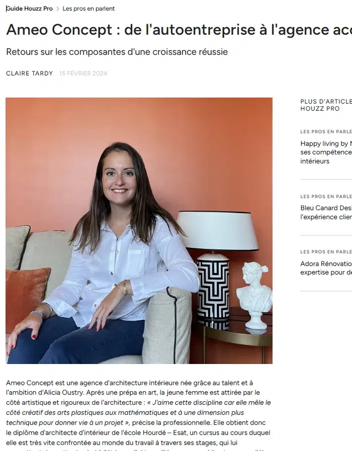Houzz – De l&rsquo;autoentreprise à l&rsquo;agence accomplie