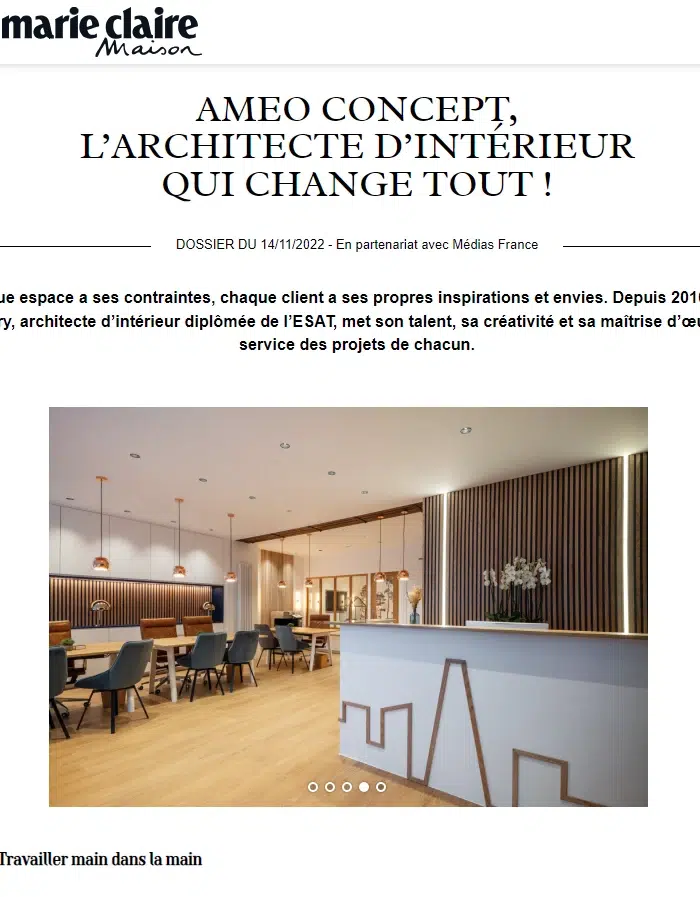Marie Claire Maison – L&rsquo;architecte qui change tout !